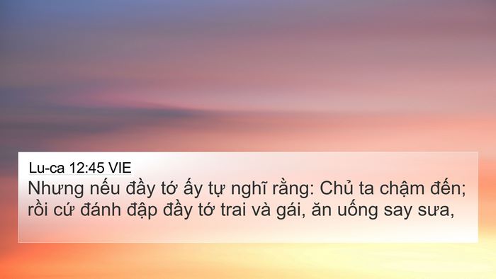 Lu-ca 12:45 VIE Bible Verse Image