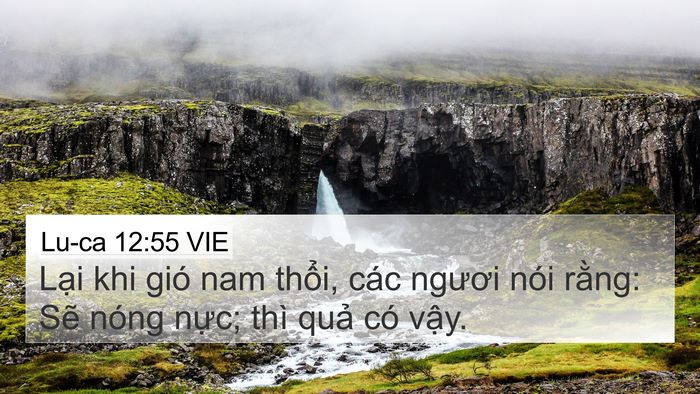 Lu-ca 12:55 VIE Bible Verse Image
