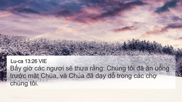 Lu-ca 13:26 VIE Bible Verse Image
