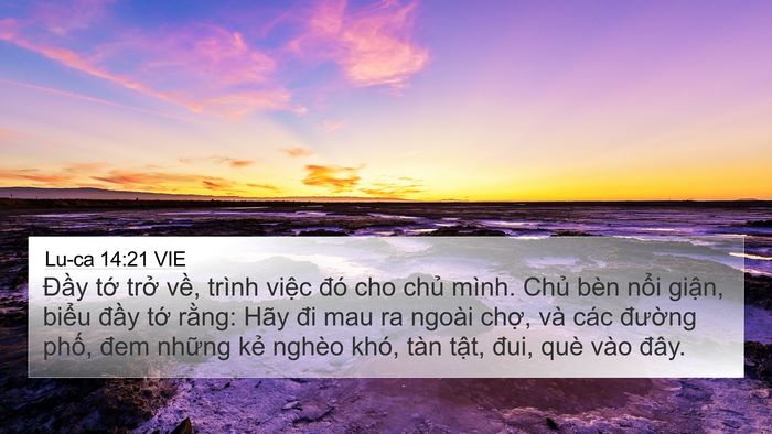 Lu-ca 14:21 VIE Bible Verse Image