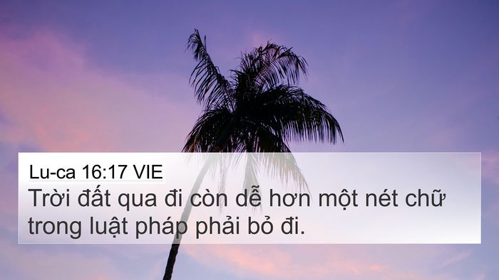 Lu-ca 16:17 VIE Bible Verse Image