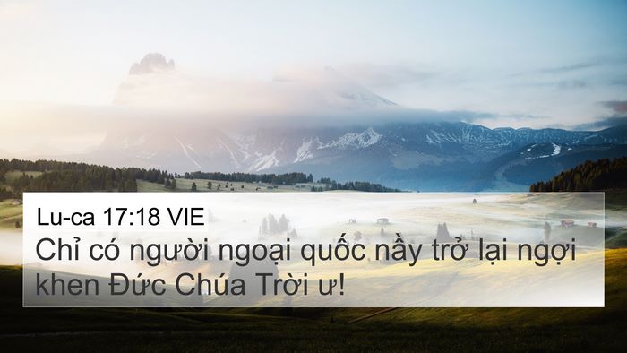 Lu-ca 17:18 VIE Bible Verse Image
