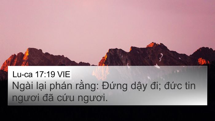 Lu-ca 17:19 VIE Bible Verse Image