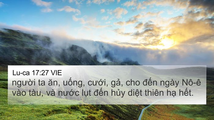Lu-ca 17:27 VIE Bible Verse Image