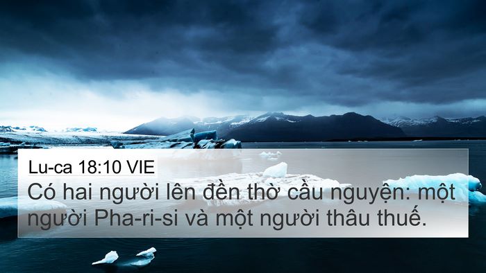 Lu-ca 18:10 VIE 4K Wallpaper - Có hai người lên đền thờ cầu - 4K Wallpaper Bible Verse