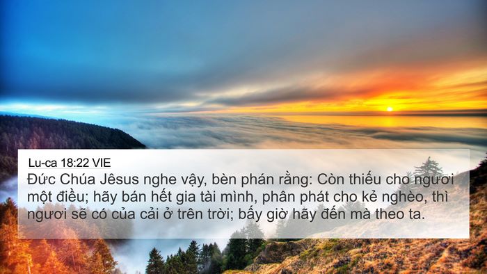 Lu-ca 18:22 VIE Bible Verse Image