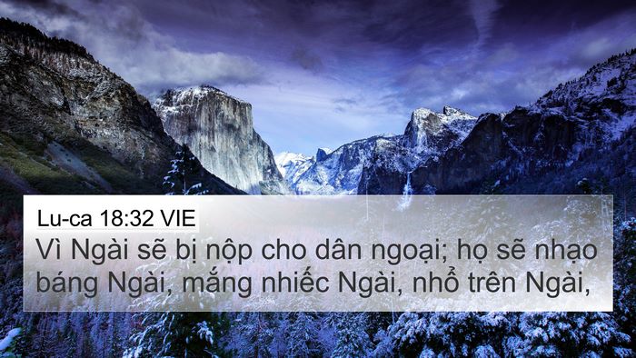 Lu-ca 18:32 VIE Bible Verse Image