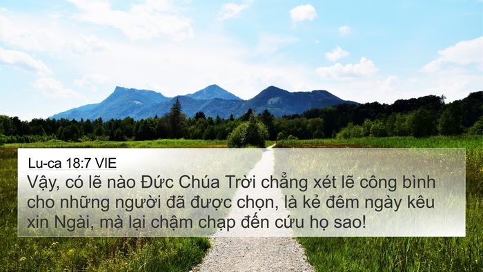 Lu-ca 18:7 VIE Bible Verse Image