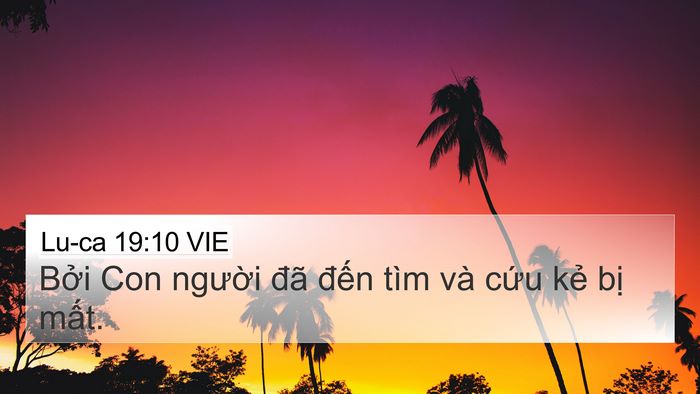 Lu-ca 19:10 VIE Bible Verse Image