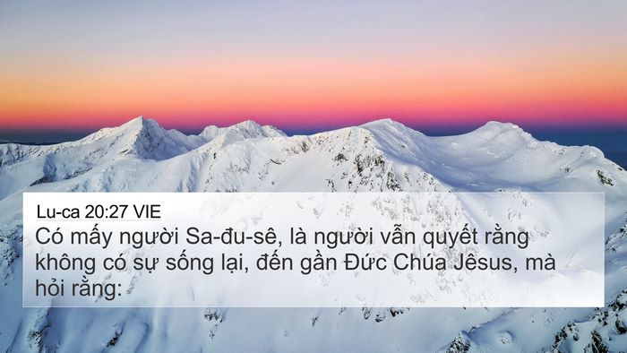 Lu-ca 20:27 VIE Bible Verse Image