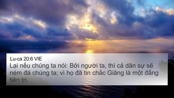 Lu-ca 20:6 VIE Bible Verse Image