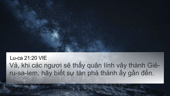 Lu-ca 21:20 VIE Bible Verse Image
