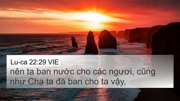 Lu-ca 22:29 VIE Bible Verse Image