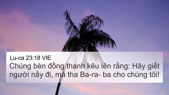 Lu-ca 23:18 VIE Bible Verse Image