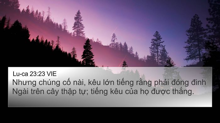 Lu-ca 23:23 VIE Bible Verse Image