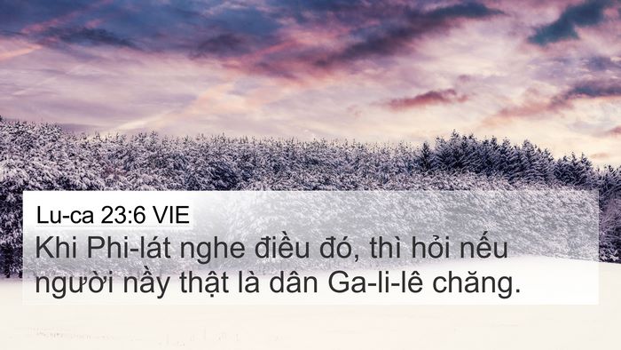 Lu-ca 23:6 VIE 4K Wallpaper - Khi Phi-lát nghe điều đó, thì hỏi nếu - 4K Wallpaper Bible Verse