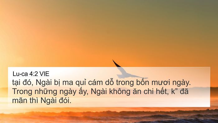 Lu-ca 4:2 VIE Bible Verse Image