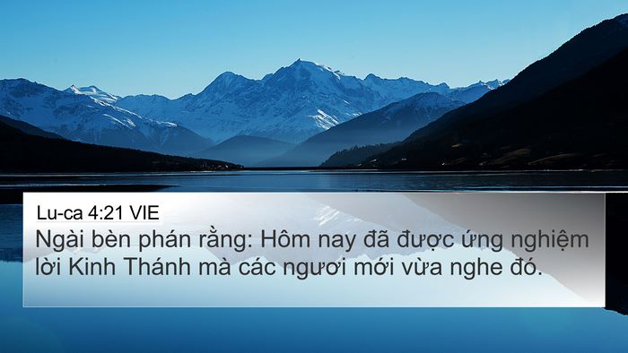 Lu-ca 4:21 VIE Bible Verse Image