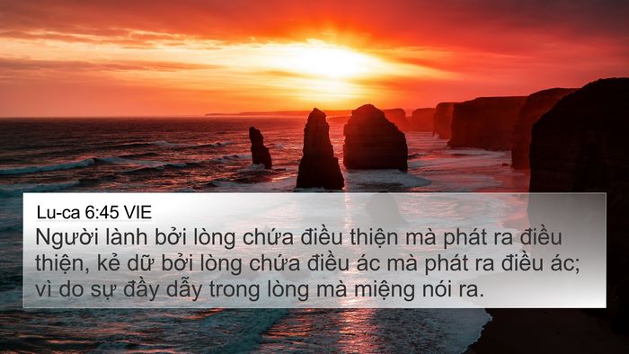 Lu-ca 6:45 VIE Bible Verse Image