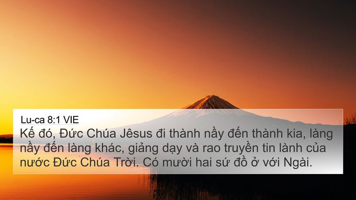 Lu-ca 8:1 VIE Bible Verse Image