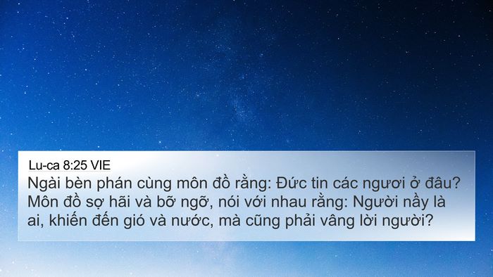 Lu-ca 8:25 VIE Bible Verse Image