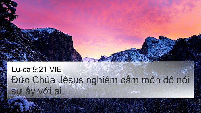 Lu-ca 9:21 VIE Bible Verse Image