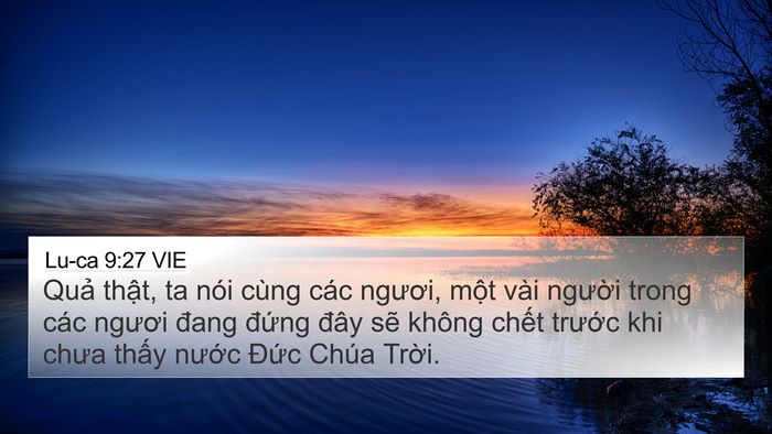 Lu-ca 9:27 VIE Bible Verse Image