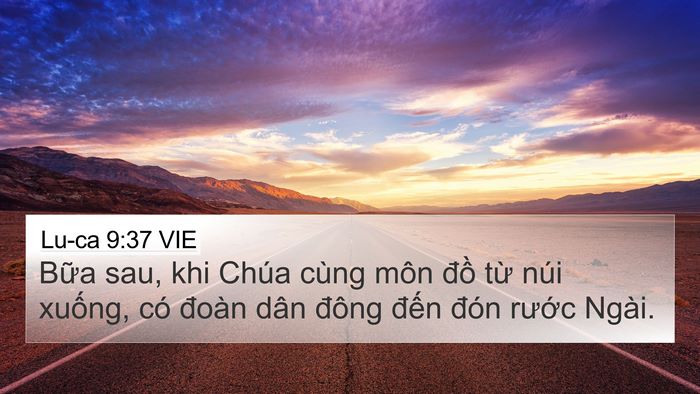 Lu-ca 9:37 VIE Bible Verse Image