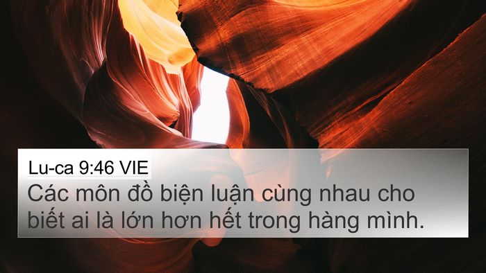 Lu-ca 9:46 VIE Bible Verse Image