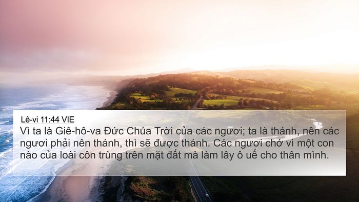 Lê-vi 11:44 VIE Bible Verse Image