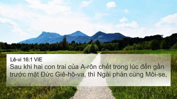Lê-vi 16:1 VIE Bible Verse Image
