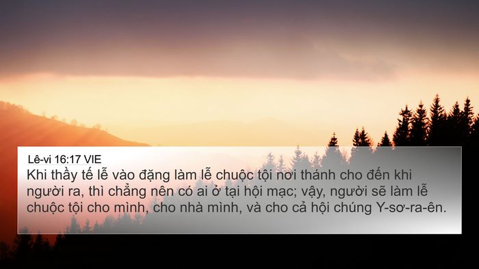 Lê-vi 16:17 VIE Bible Verse Image