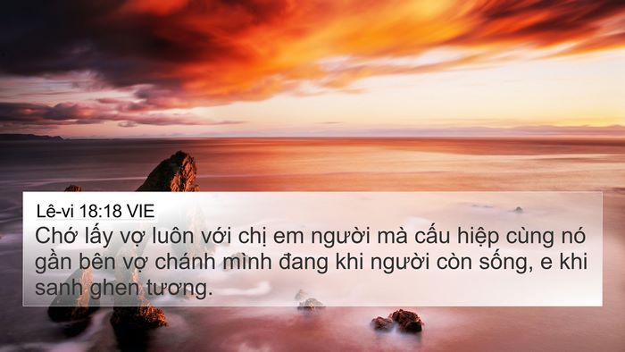 Lê-vi 18:18 VIE Bible Verse Image