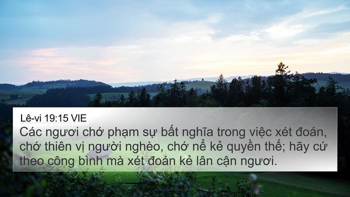 Lê-vi 19:15 VIE Bible Verse Image