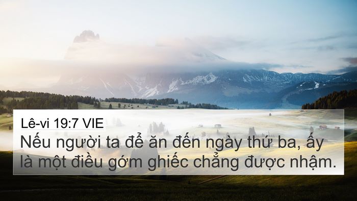 Lê-vi 19:7 VIE Bible Verse Image