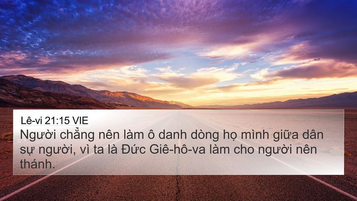 Lê-vi 21:15 VIE Bible Verse Image