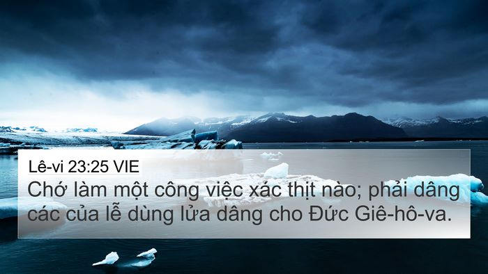 Lê-vi 23:25 VIE Bible Verse Image