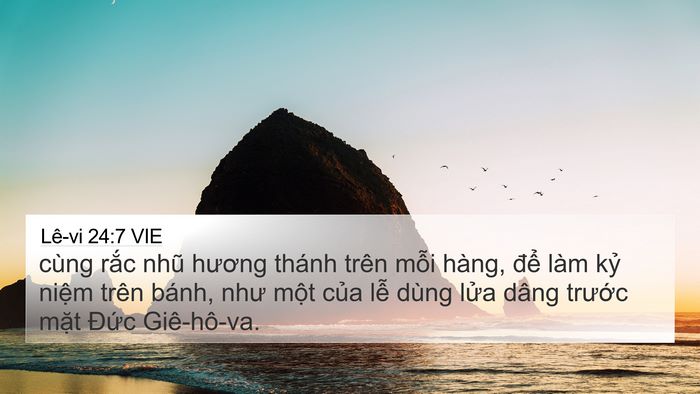 Lê-vi 24:7 VIE Bible Verse Image