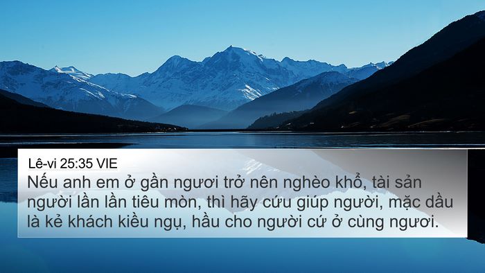 Lê-vi 25:35 VIE Bible Verse Image