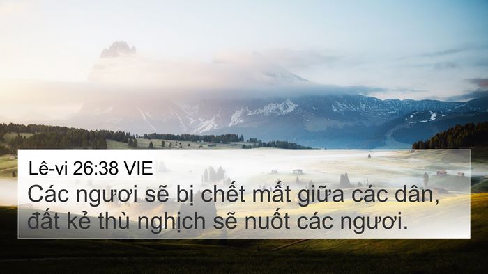Lê-vi 26:38 VIE Bible Verse Image