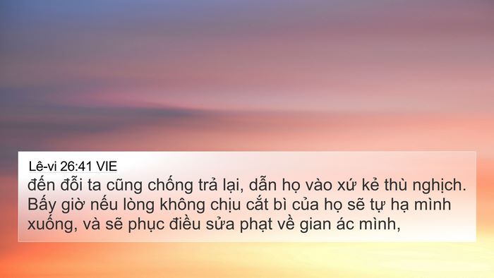 Lê-vi 26:41 VIE Bible Verse Image