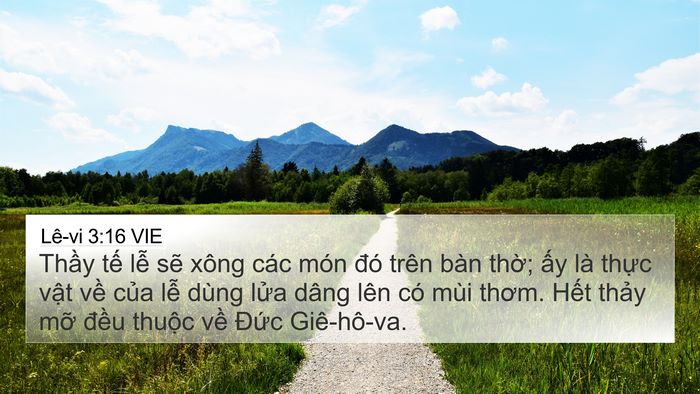 Lê-vi 3:16 VIE Bible Verse Image