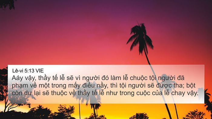 Lê-vi 5:13 VIE Bible Verse Image