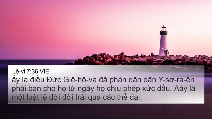 Lê-vi 7:36 VIE Bible Verse Image