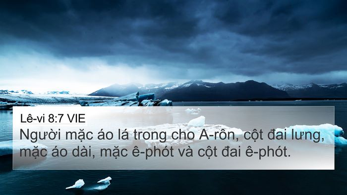 Lê-vi 8:7 VIE Bible Verse Image