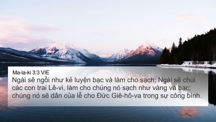 Ma-la-ki 3:3 VIE Bible Verse Image