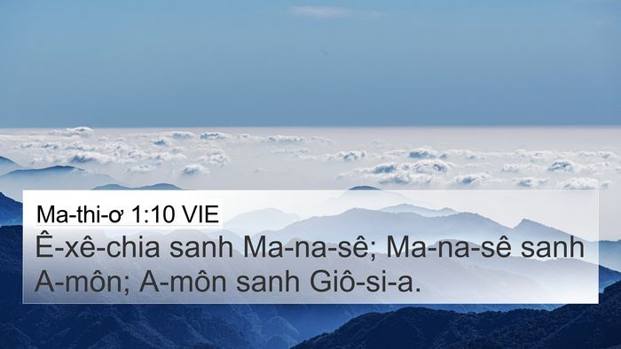 Ma-thi-ơ 1:10 VIE Bible Verse Image