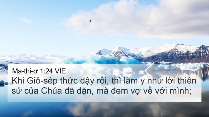 Ma-thi-ơ 1:24 VIE Bible Verse Image