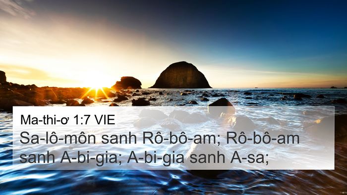 Ma-thi-ơ 1:7 VIE Bible Verse Image