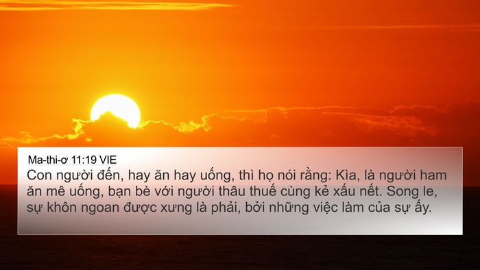 Ma-thi-ơ 11:19 VIE Bible Verse Image